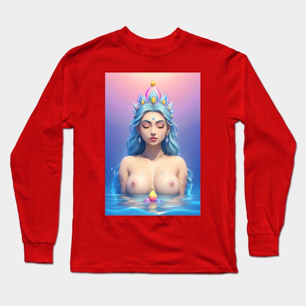 Lotus Beauty Long Sleeve T-Shirt by Bespired